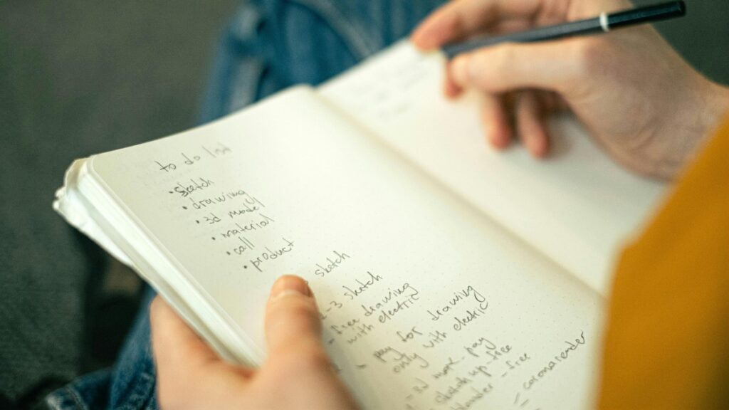 下準備メモの画像(To Do List)