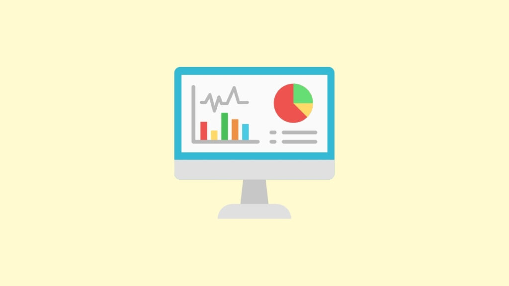 データ分析のパソコン