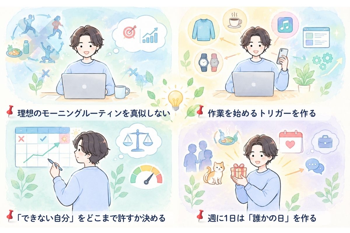 時間管理より大切、４つの習慣化の仕組み